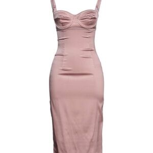 Dolce & Gabbana Pink Satin dress